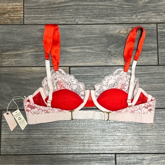 NWT Free People X HAH Bra + Panty Set After Hours Bra 30-38B Fly Girl Panty S M - Picture 12 of 15